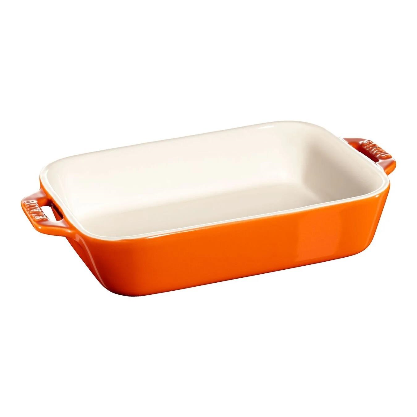 Staub Ceramique 20X16cm Turuncu Seramik Fırın Kabı - 405111450