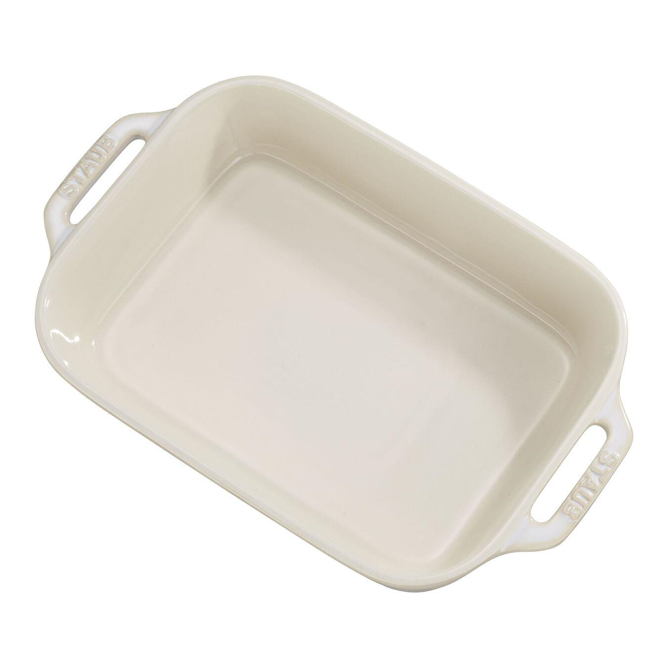 STAUB CERAMİQUE FİLDİŞİ SERAMİK 27 X 20 CM FIRIN KABI - 405118830