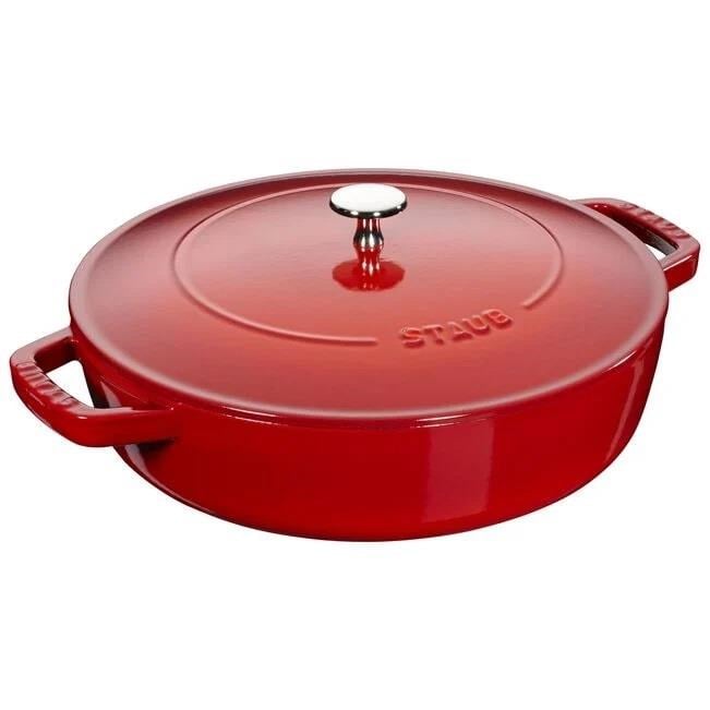 Staub Chistera Yağmur Efektli Kapaklı Döküm Tencere - 405114740