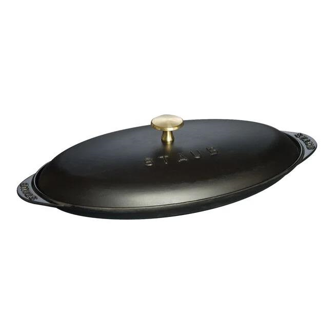 Staub Demir Döküm Balık Servis Tabağı / Kapaklı Fırın Kabı 31 Cm- 405094000