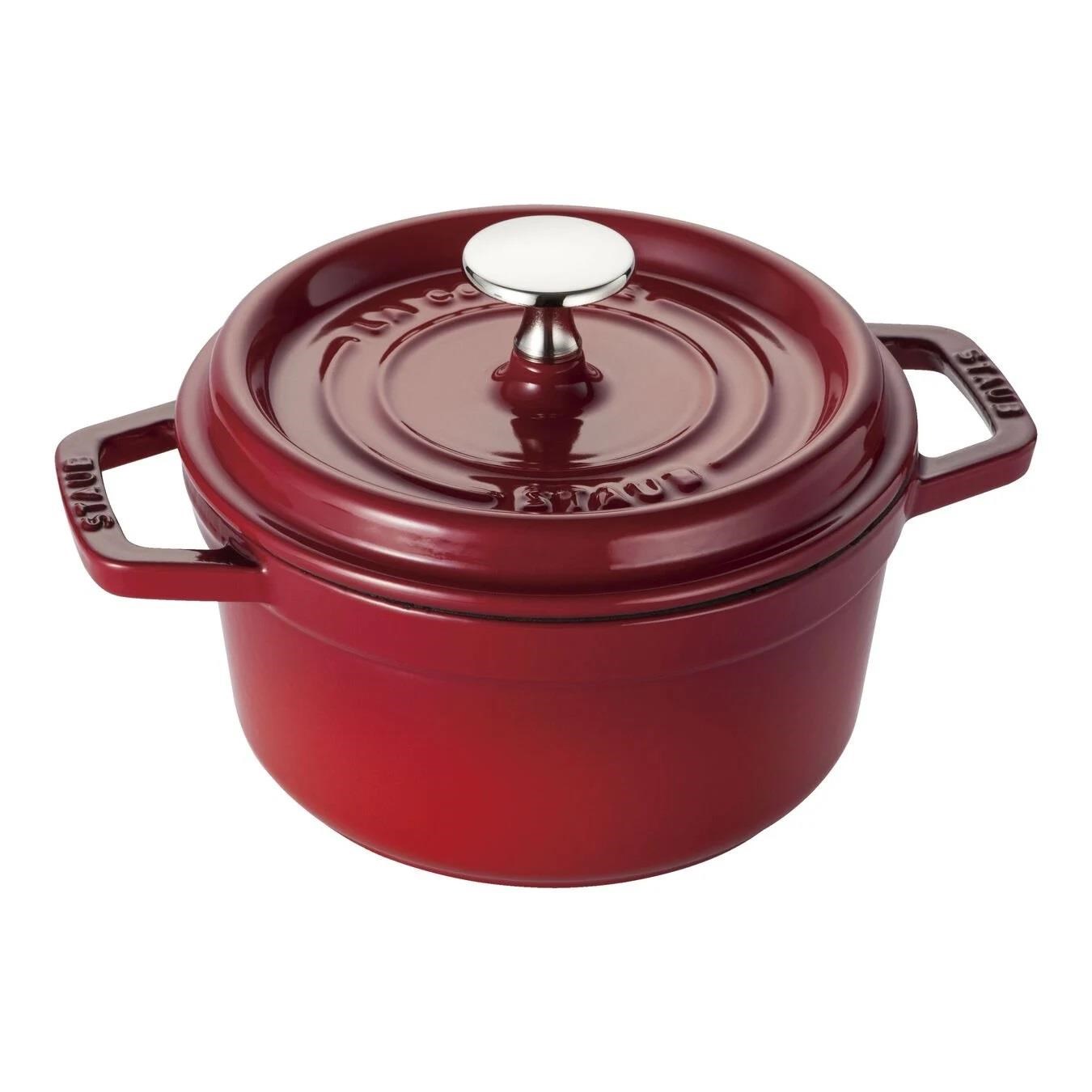 Staub La Cocotte 16cm 1,25Lt Yuvarlak Döküm Tencere Kiraz Kırmızı - 405114880