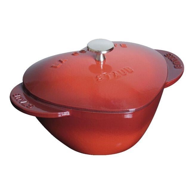 Staub La Cocotte 20cm 1,75Lt. Kalp Döküm Tencere Kiraz - 405097980