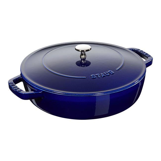 STAUB LA COCOTTE 24 CM KOYU MAVİ DEMİR DÖKÜM SOTE TENCERESİ CHİSTERA - 405114770