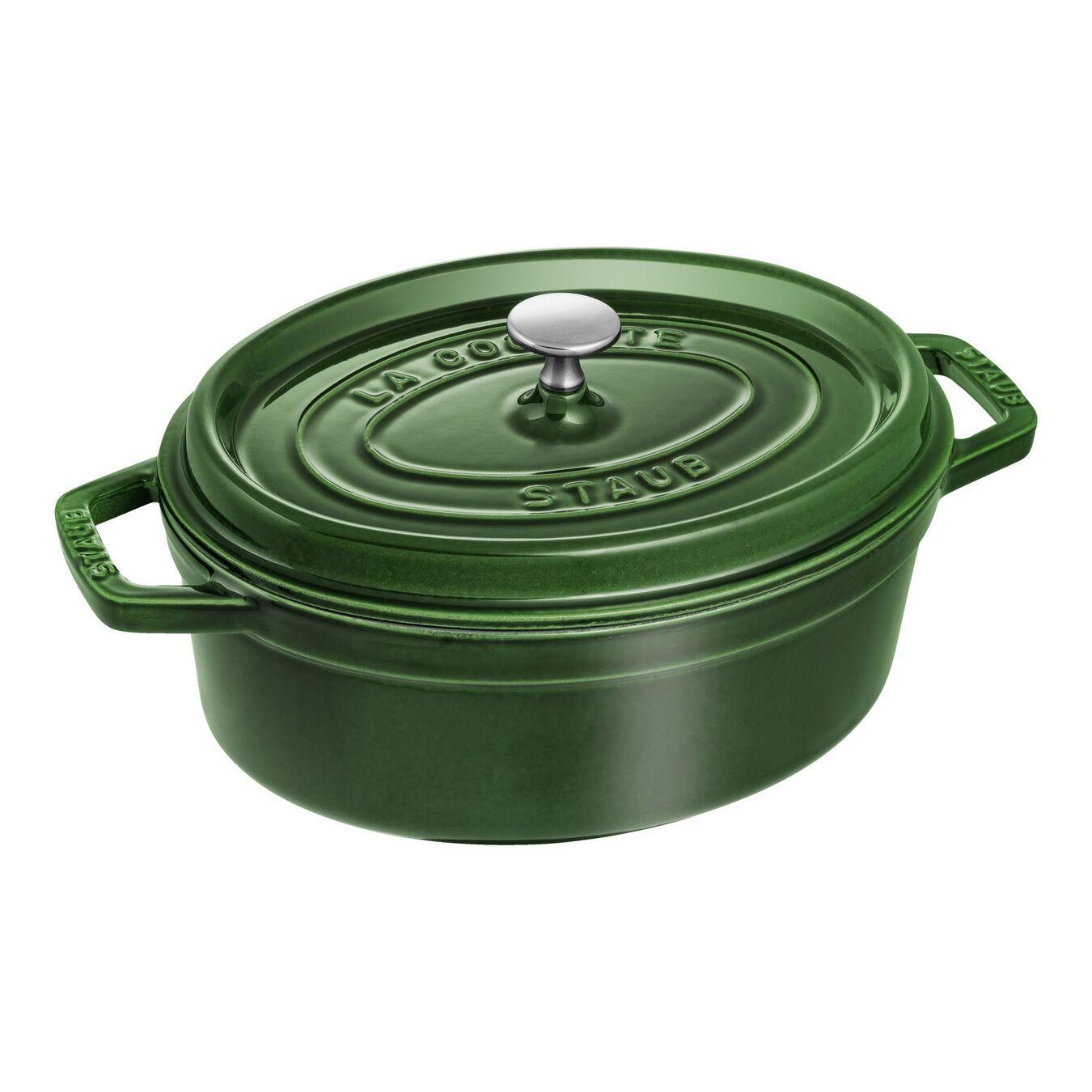 Staub La Cocotte 27cm 3,25Lt Oval Döküm Tencere Fesleğen - 405096470