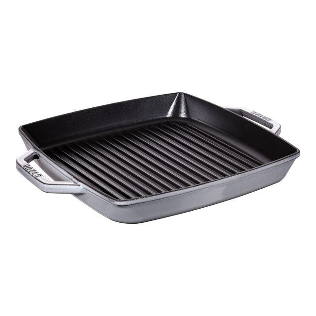 STAUB LA COCOTTE 33 CM GRAFİT GRİ DEMİR DÖKÜM IZGARA TAVA - 405117850