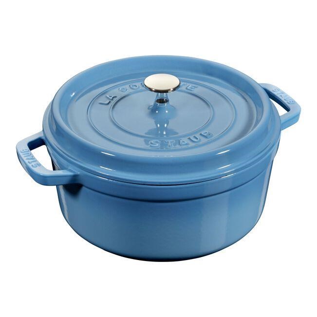 Staub La Cocotte Buz Mavisi 24 cm 3,7Lt Döküm Tencere