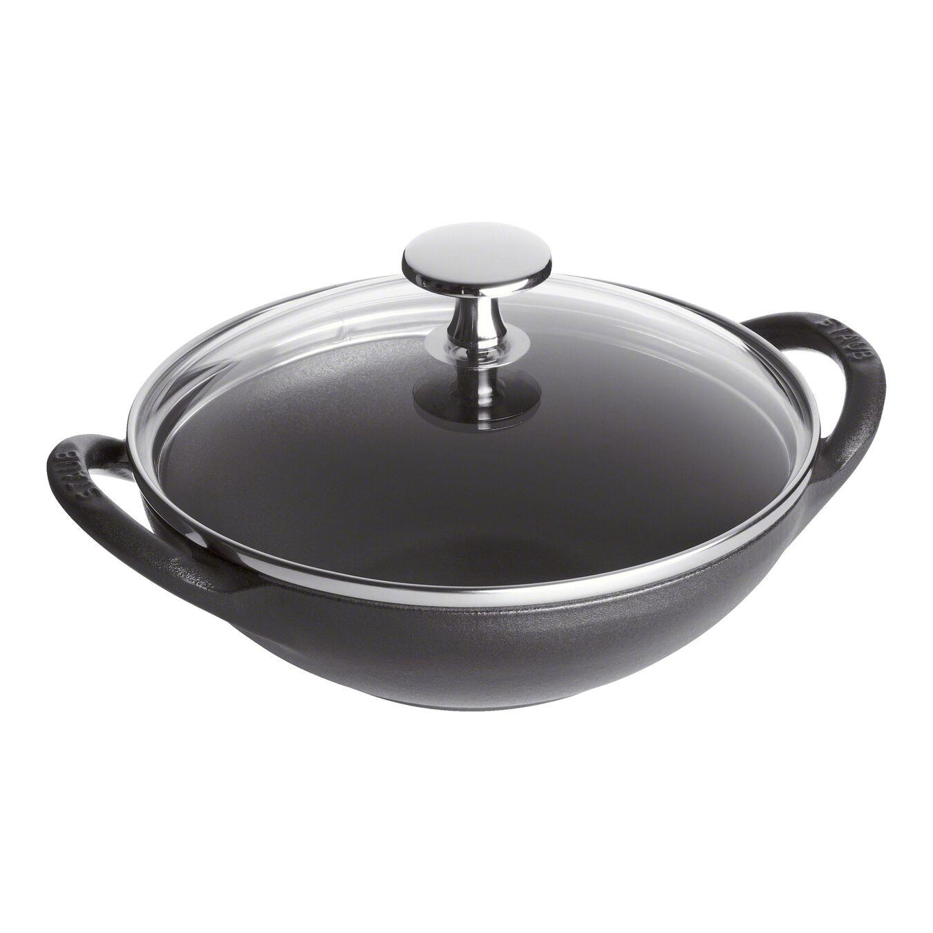 Staub LA COCOTTE Demir Döküm Wok Tava  Siyah 16cm - 405113010