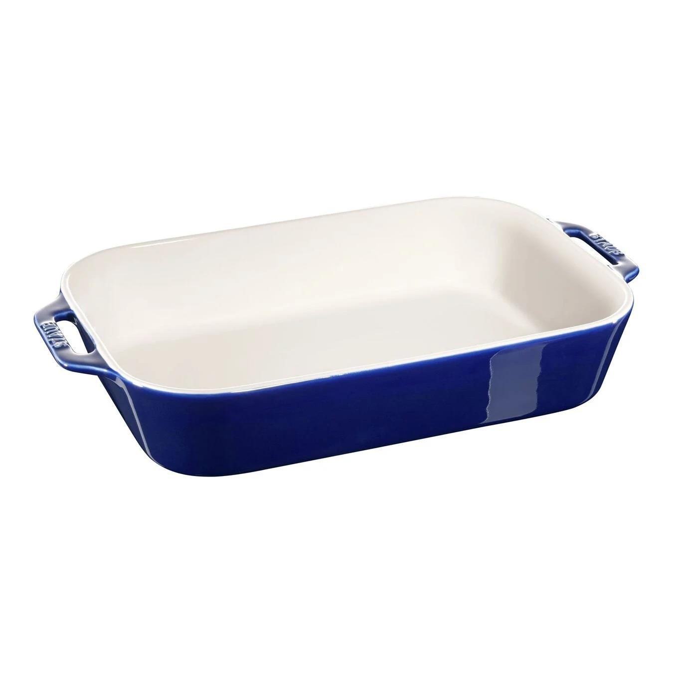 Staub Seramik Fırın Kabı 34 X 24cm Koyu Mavi- 405111490