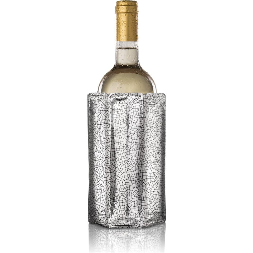 Vacu Vin Aktif Şarap Soğutucu, Gümüş