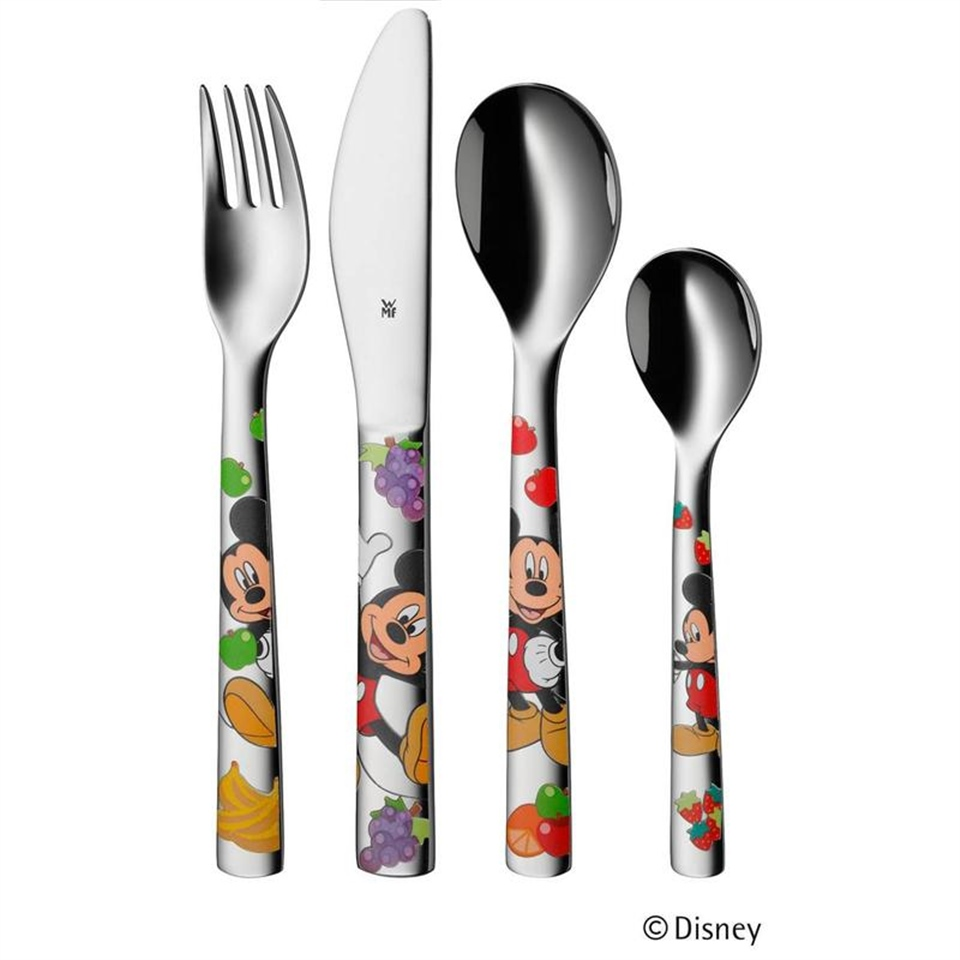 Wmf Çocuk Çatal Kaşık Bıçak Seti 4'lü Mickey Mouse