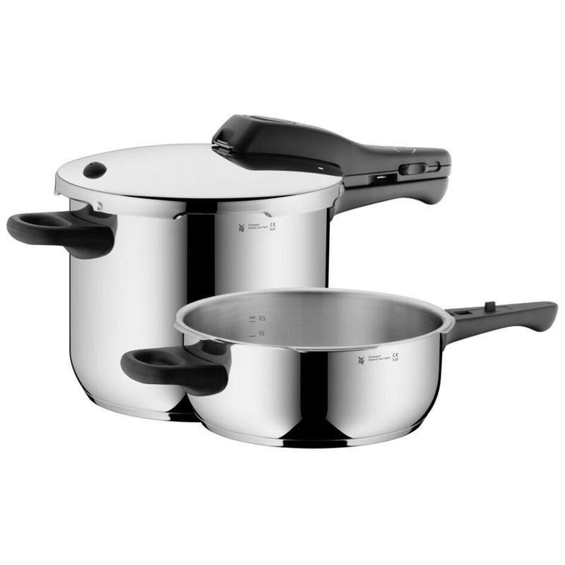 WMF PERFECT DÜDÜKLÜ TENCERE SETİ 6,5+3LT