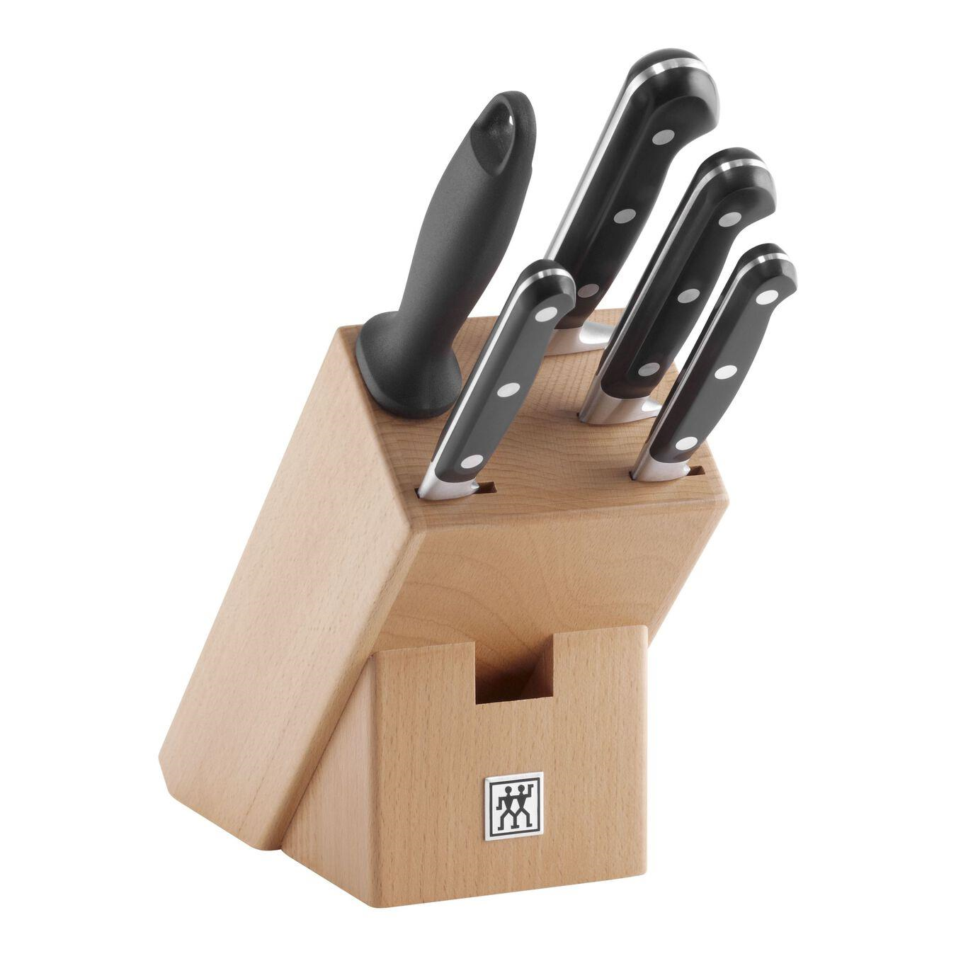 Zwilling 6 Parça Blok Bıçak Seti - Sentetik Ahşap Bloklu
