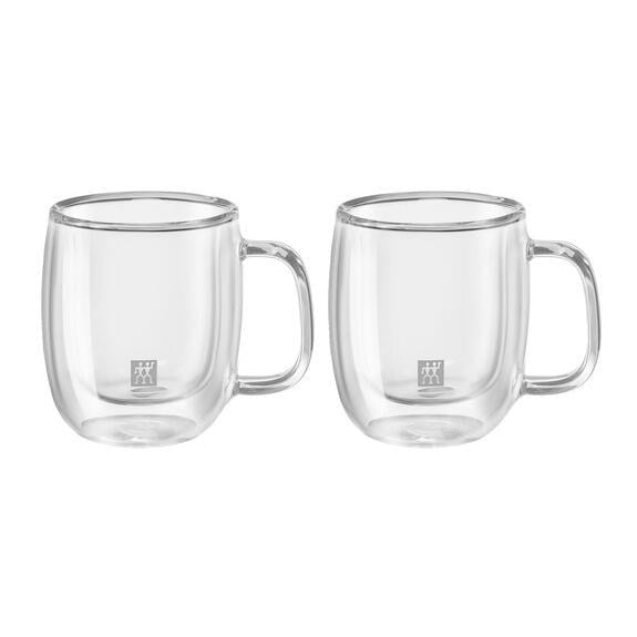 Zwilling Çift Camlı Kulplu 2'Li Espresso Bardak Seti - 80 ML