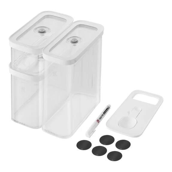 Zwilling Fresh & Save Cube Set M/5 Parça Şeffaf-Beyaz