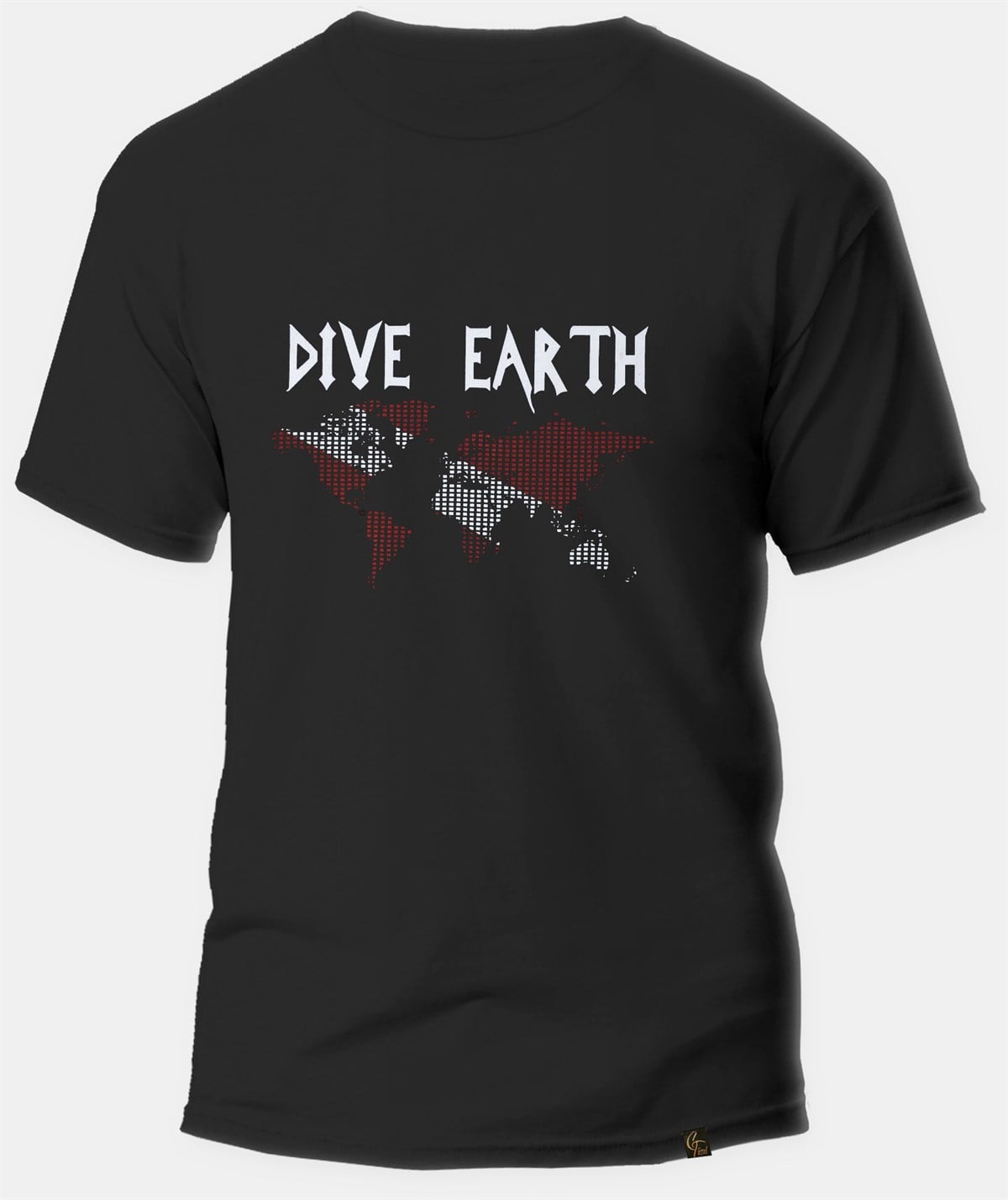 Dive Earth T-Shirt Black