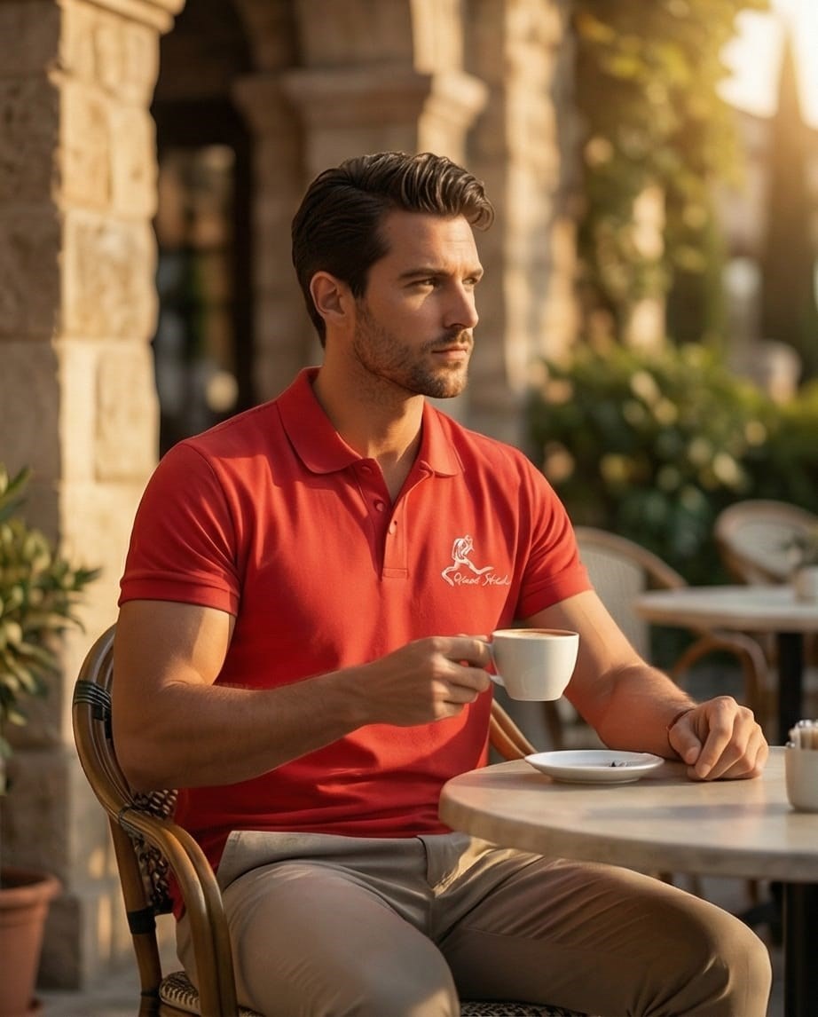 Erkek Polo Tişört Kırmızı