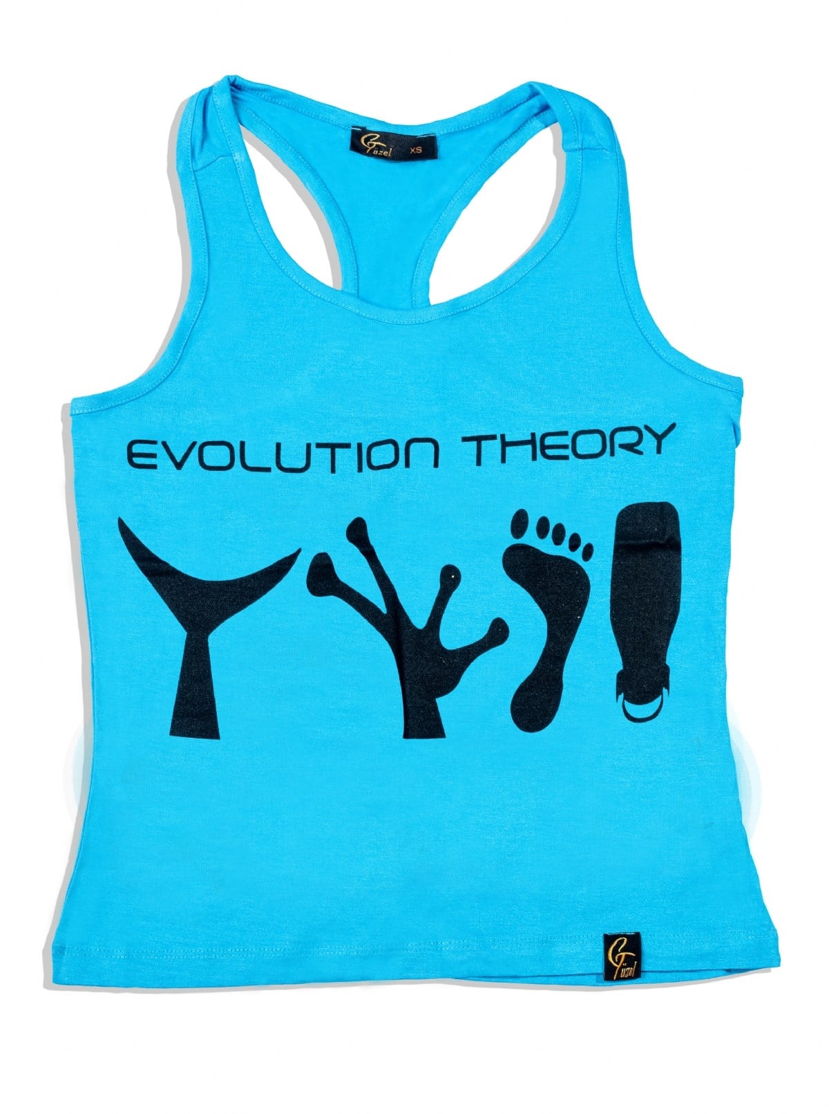 EVOLUTION THEORY RACERBACK TANK TOP BLUE