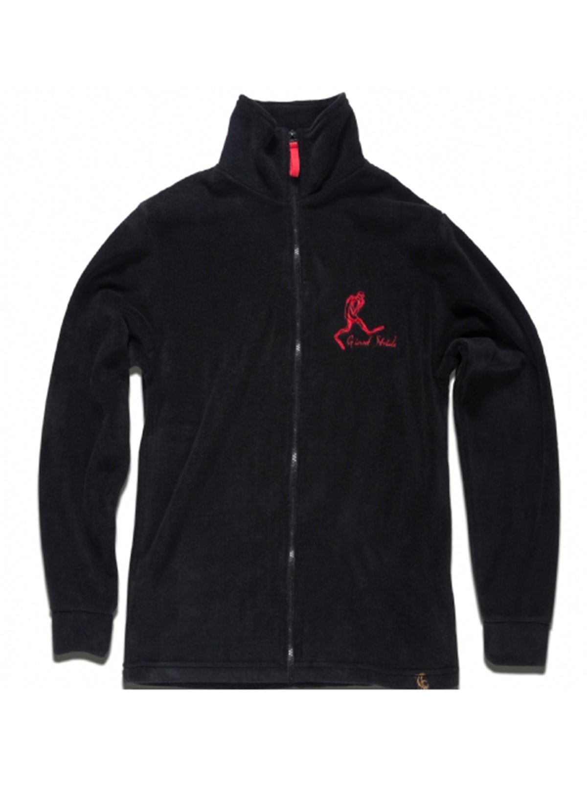 GIANT STRIDE FULL ZIPPER POLAR WITHOUT POCKET BLACK