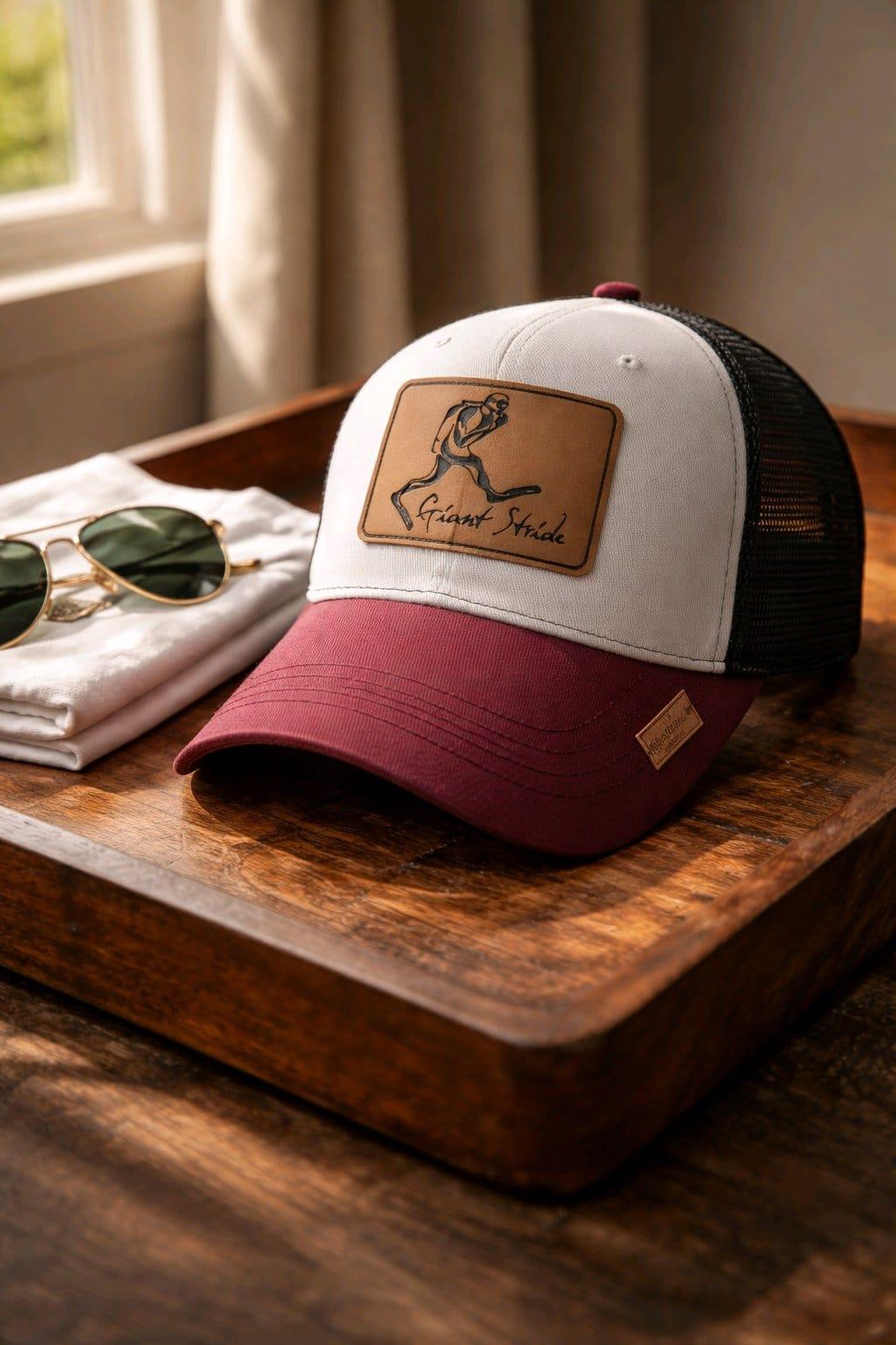 Giant Stride Trucker Burgundy&Bone