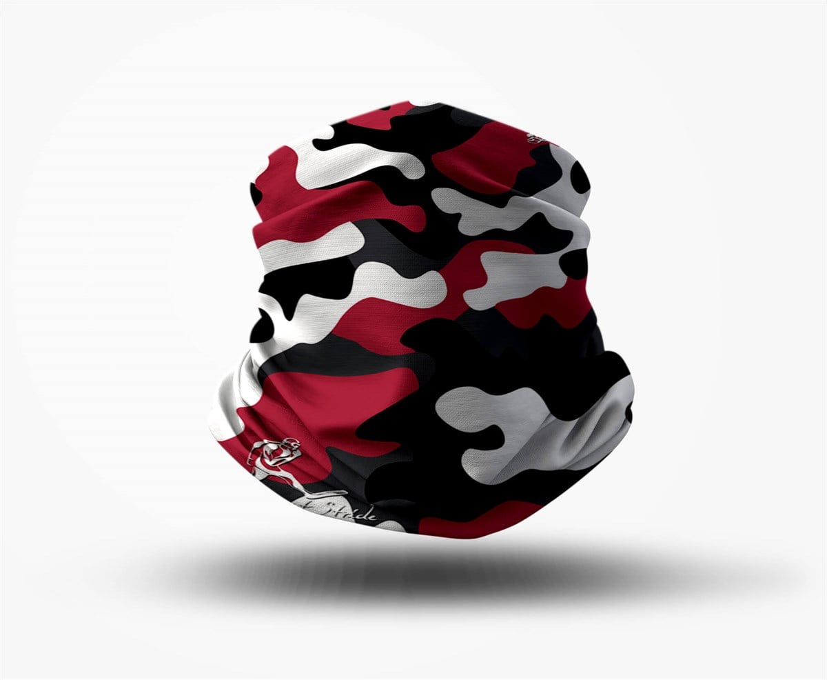 Scuba Tube Camouflage Red