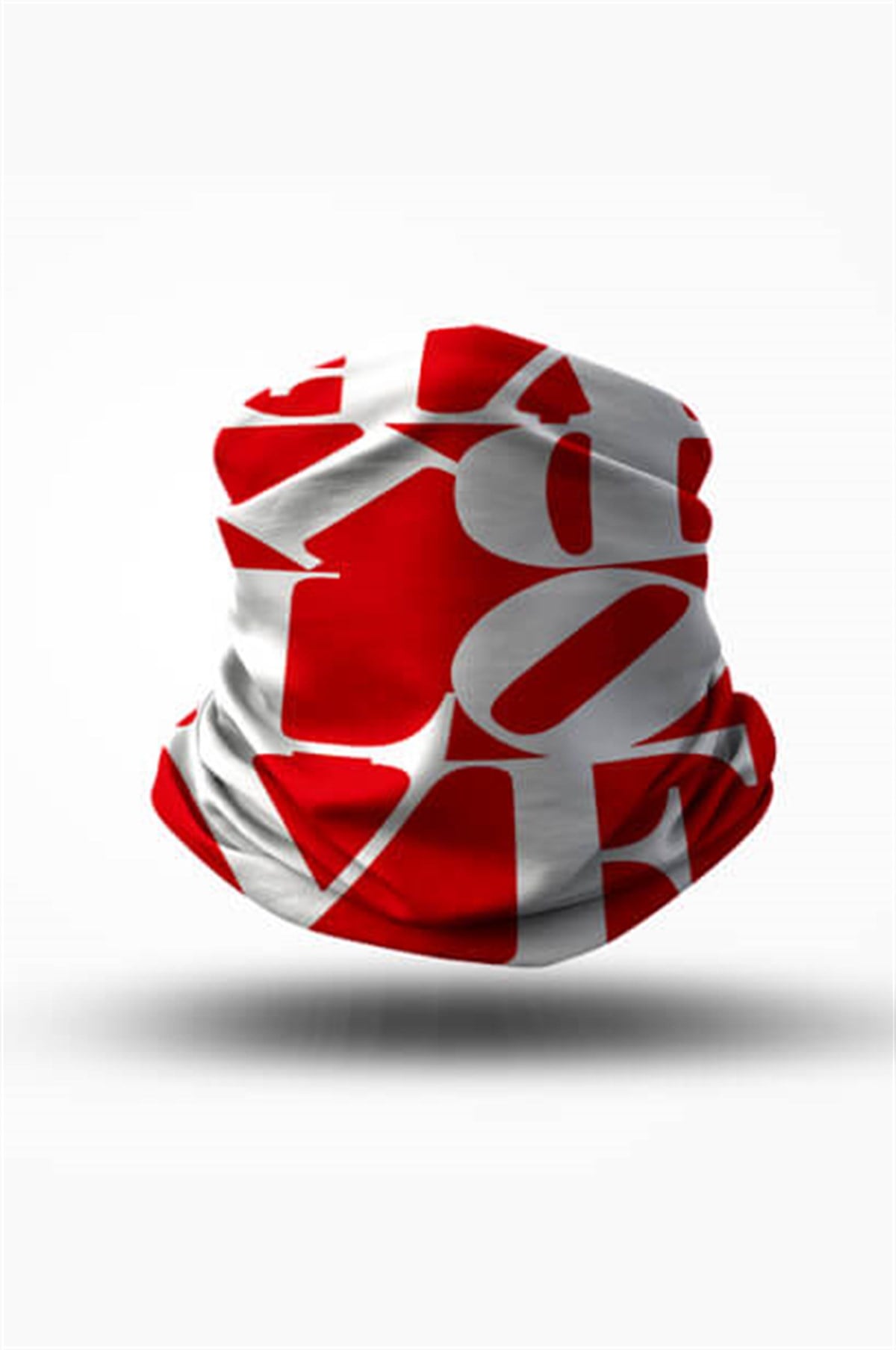 Scuba Tube Sculpture Love Dive Red
