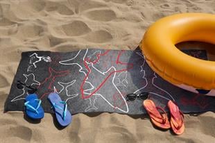 Shark Line Plaj Havlusu