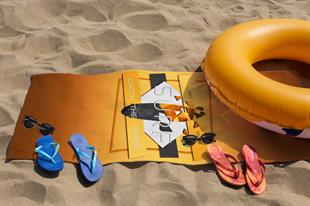 Surf Turuncu Plaj Havlusu