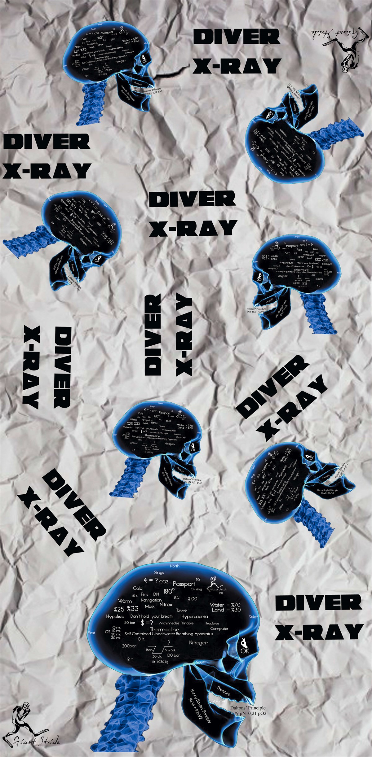 Diver X-Ray Towel