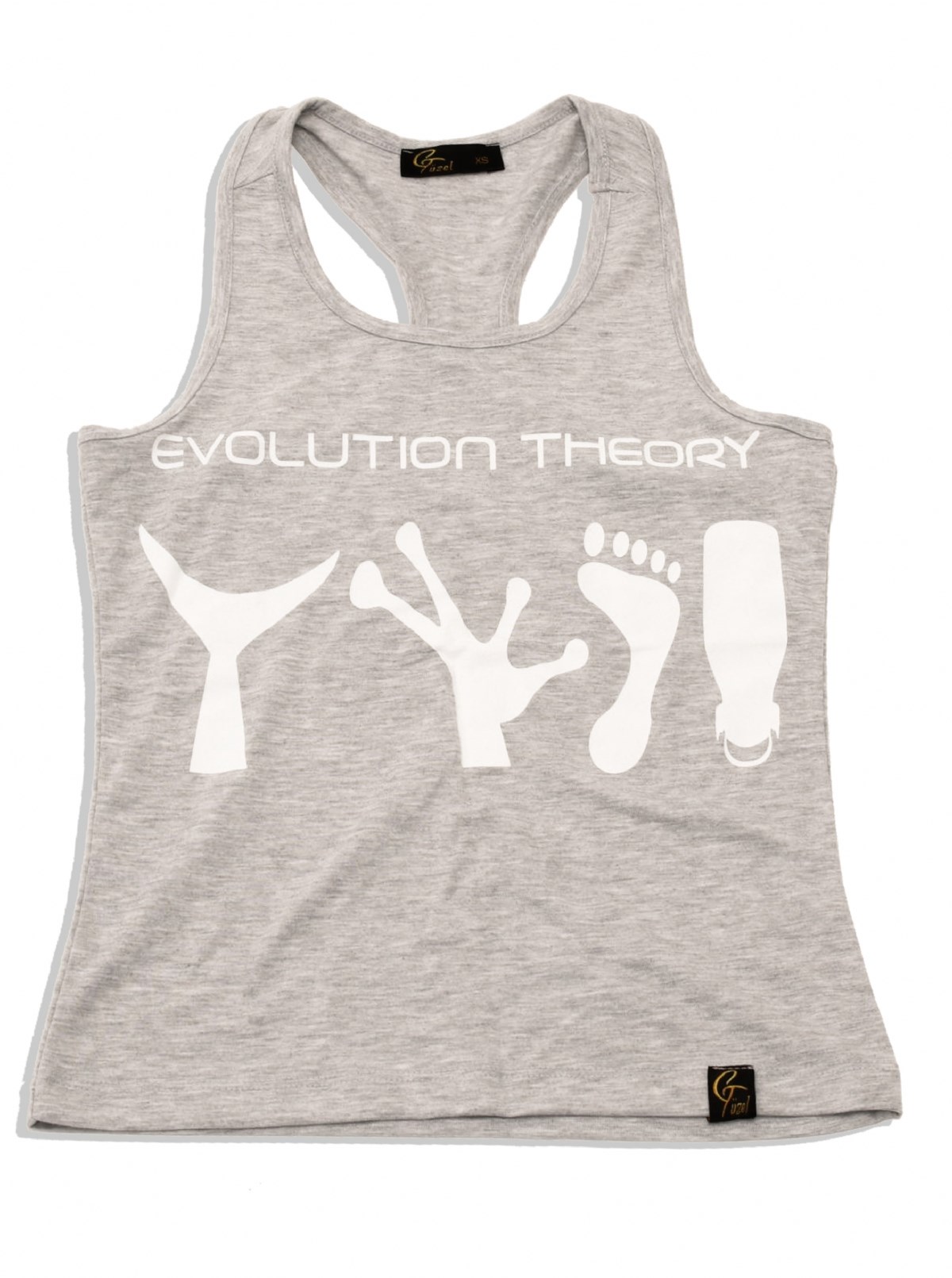 Evolution Theory Racerback Tank Top Grey