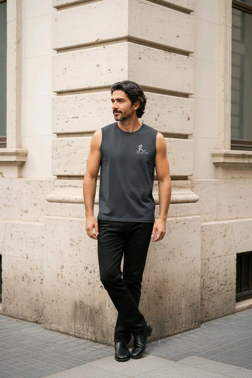 Giant Stride Dri Fit Grey Sleeveless S