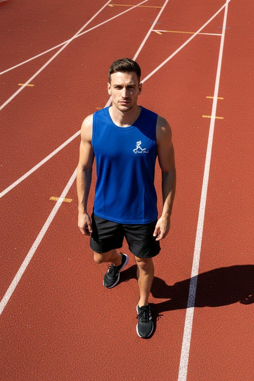 Giant Stride Dri Fit Navy Sleeveless S