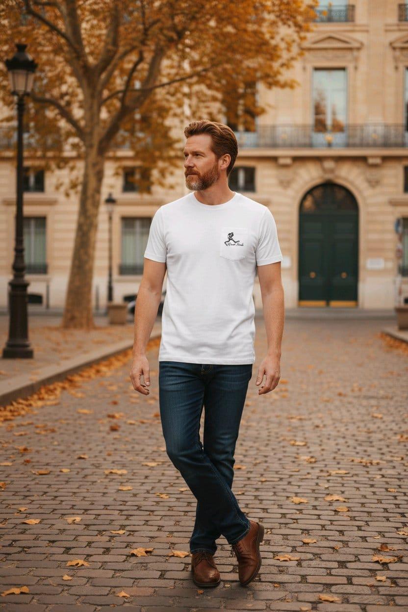 Giant Stride Dri Fit White T-Shirt S