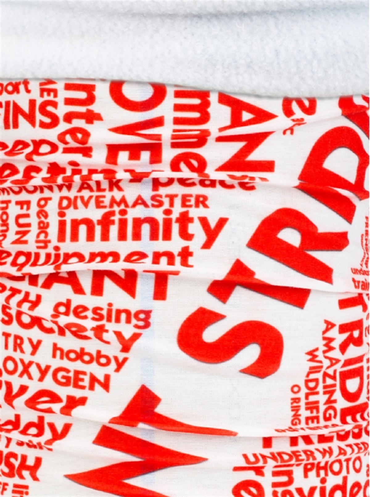 Snow Tube Giant Stride Words Flag
