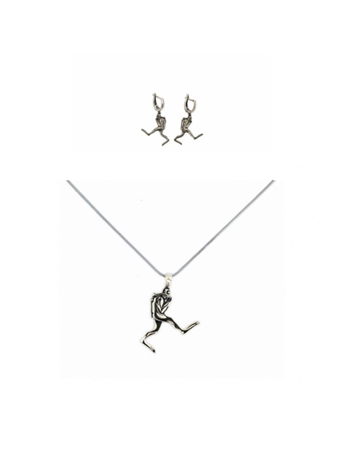 Necklace - Earrings Set (With Small Necklace)