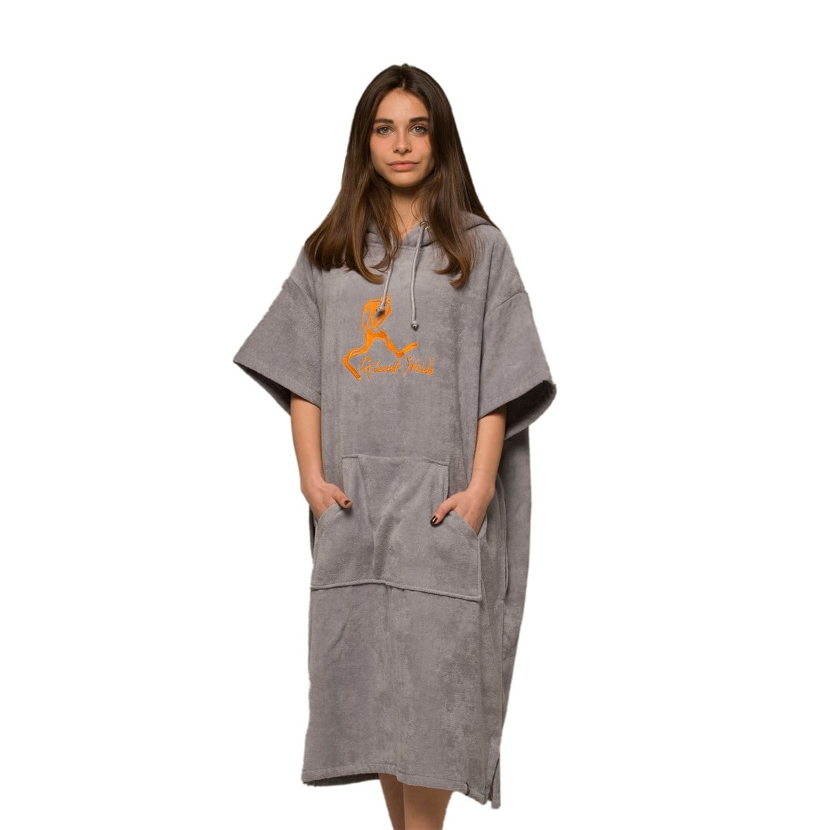 GIANT STRIDE PONCHO GREY