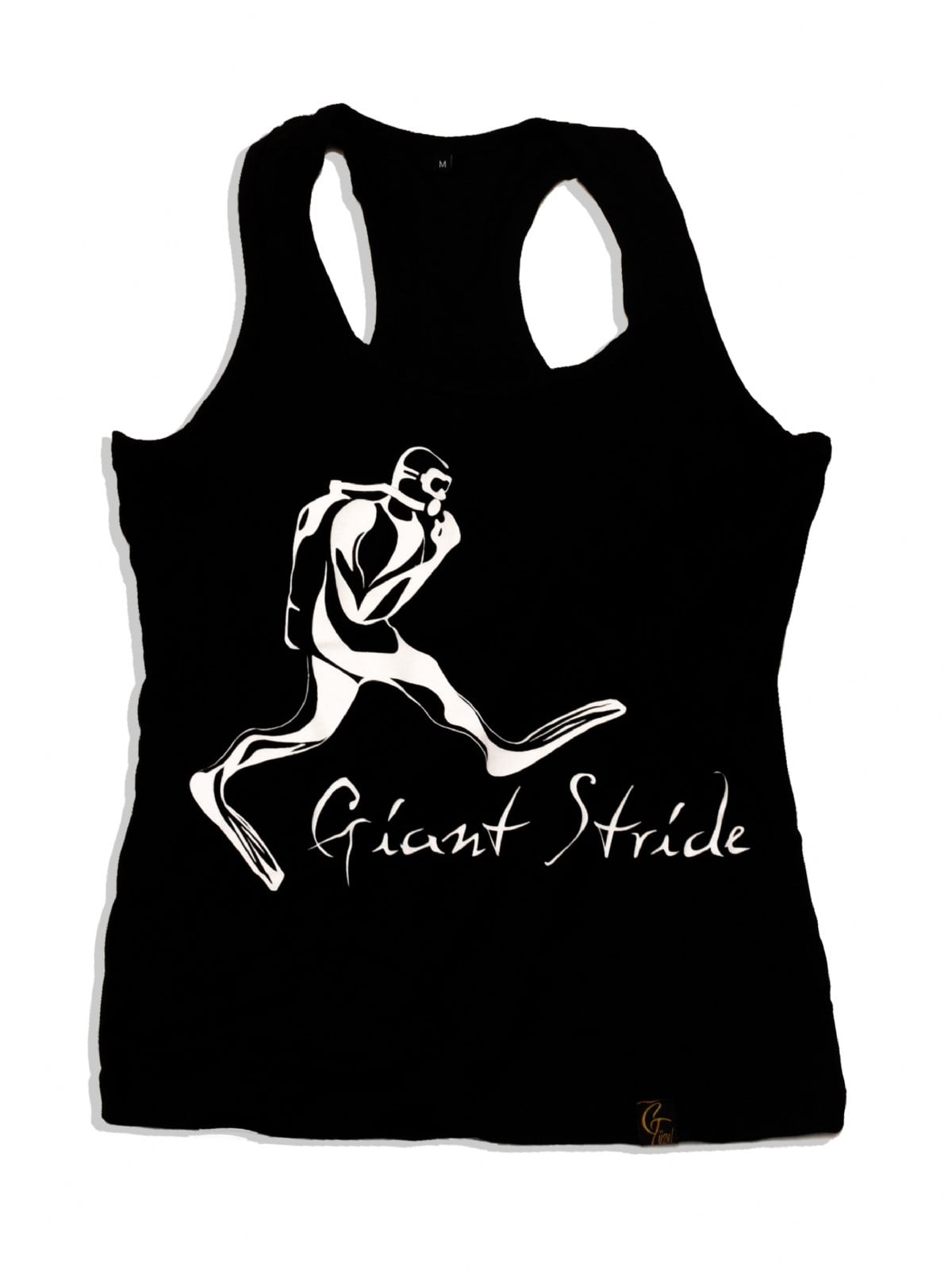GIANT STRIDE RACERBACK TANK TOP BLACK