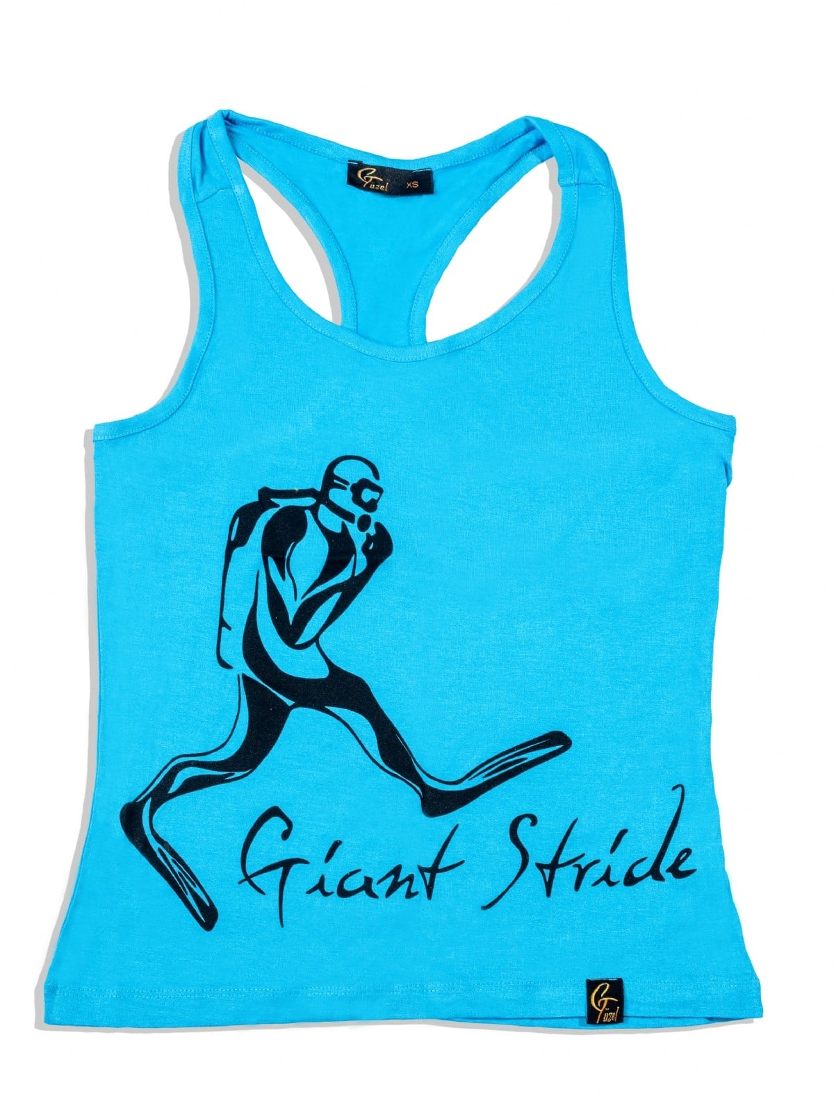 GIANT STRIDE RACERBACK TANK TOP BLUE