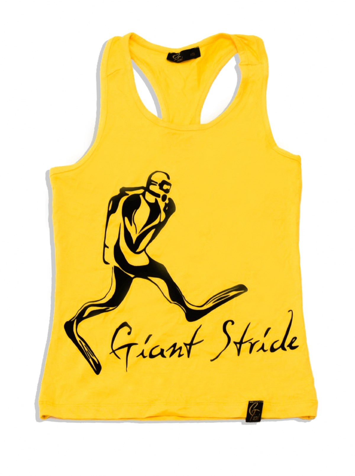 GIANT STRIDE RACERBACK TANK TOP YELLOW