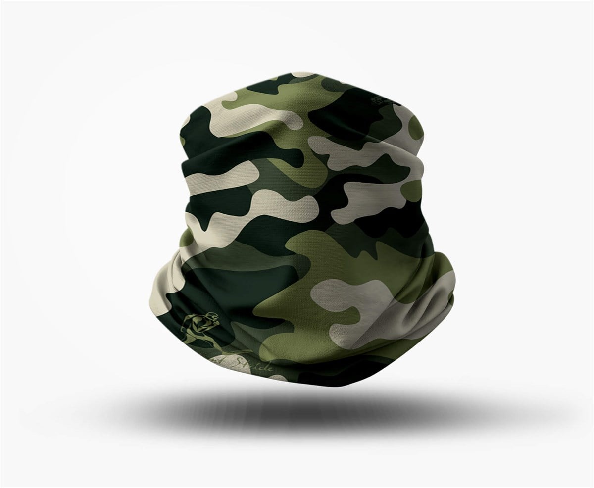 Scuba Tube Camouflage Green