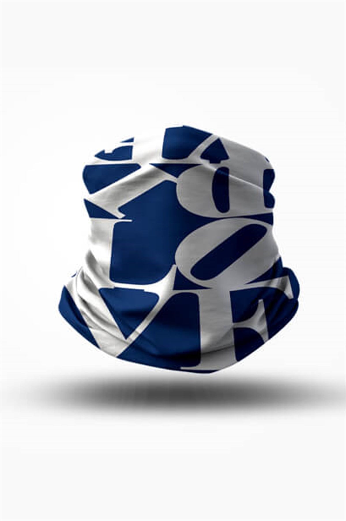 Scuba Tube Sculpture Dive Love Blue