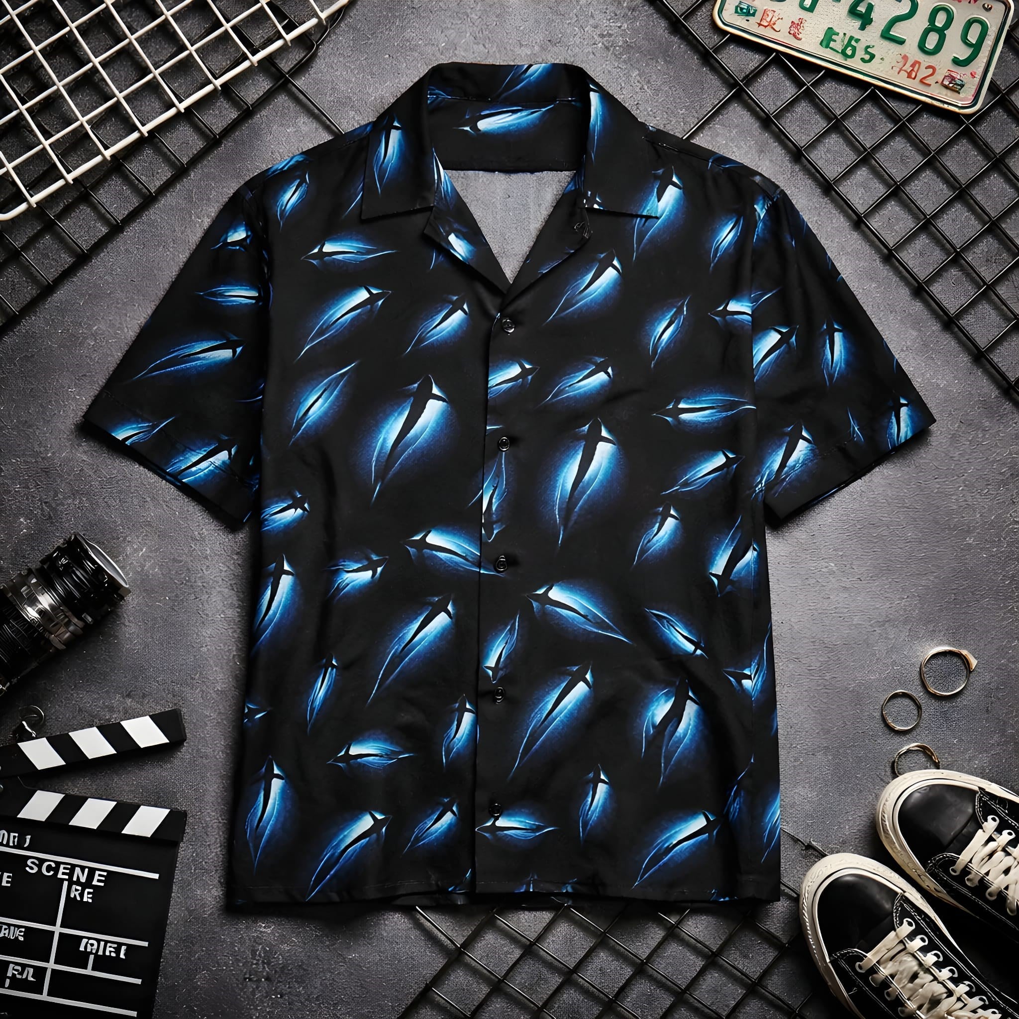 Shark Blue Shirt
