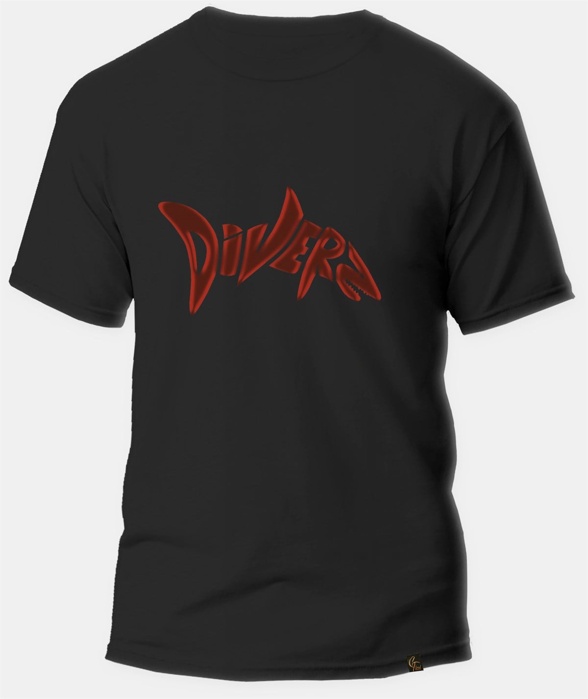 Shark Divers T-Shirt Black