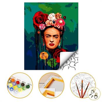 Tale HobbySayılarla Boyama Seti Frida Kahlo| TaleHobbyFrida Kahlo Sayılarla Boyama Seti 40x50cm