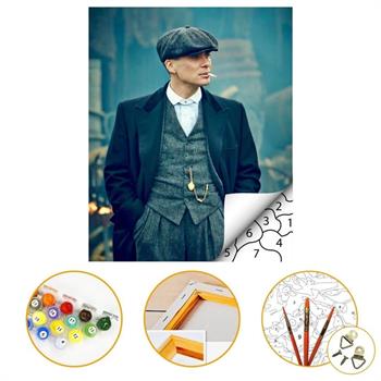 Tale HobbySayılarla Boyama Seti Tommy Shelby| TaleHobbyTommy Shelby Sayılarla Boyama Seti 40x50cm