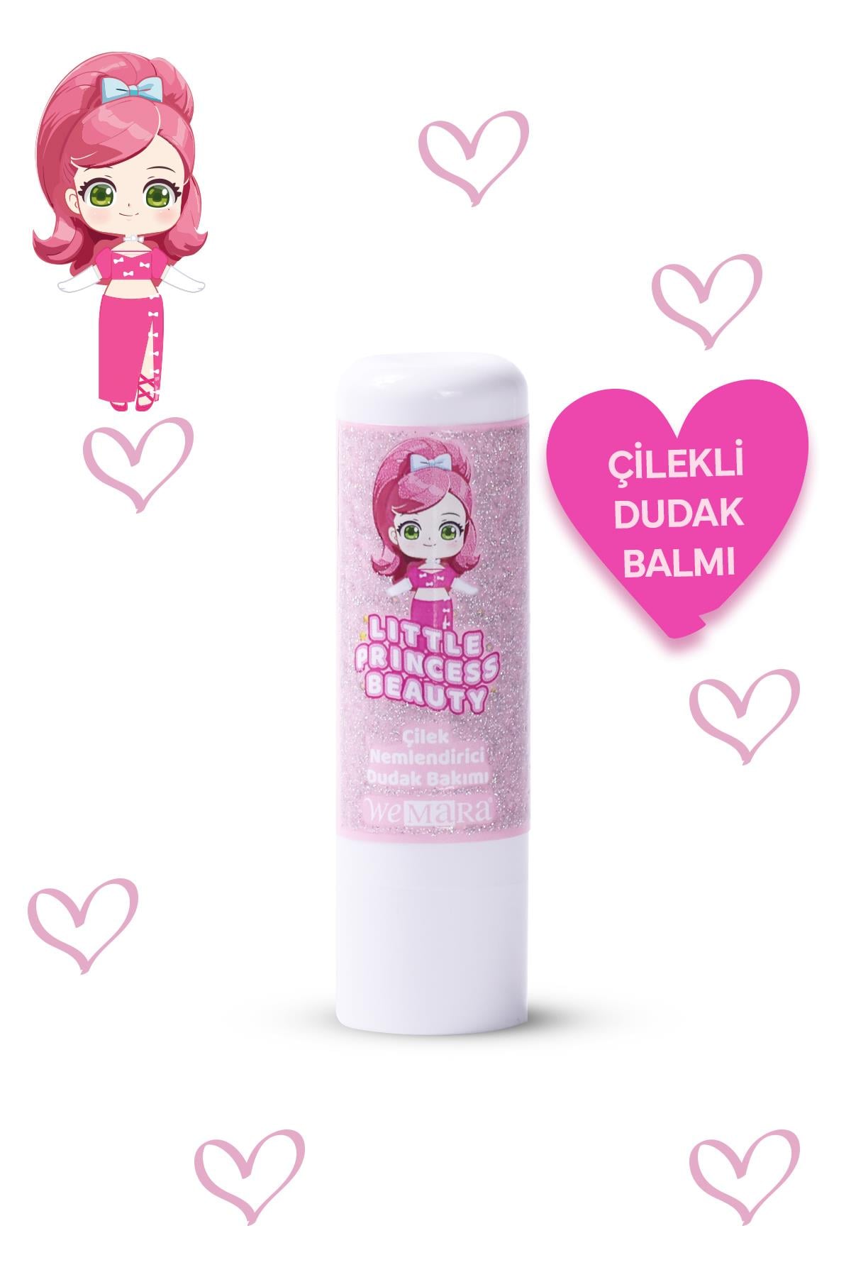 WEMARA LITTLE PRINCESS  LIP BALM PEMBE 4,8 GR 