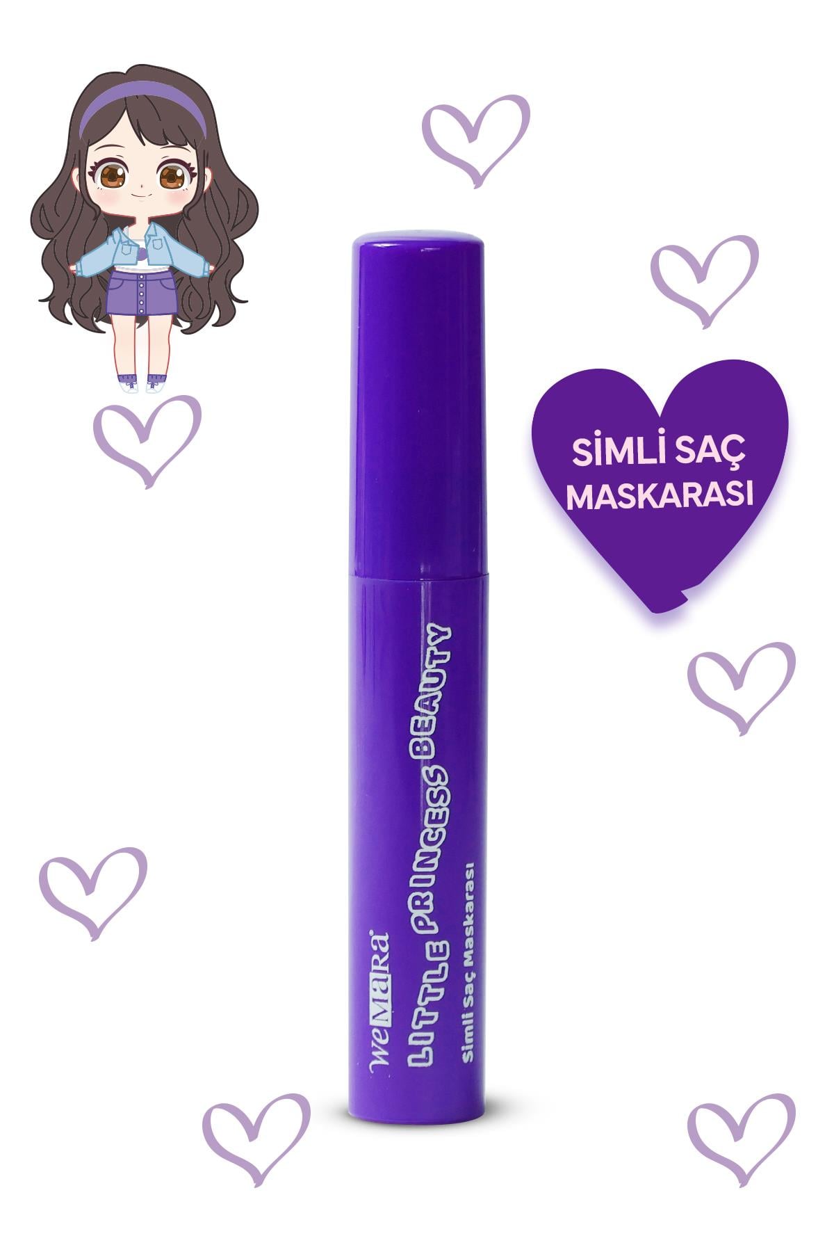WEMARA LITTLE PRINCESS SIMLI SAC MASKARASI MOR 6 ML