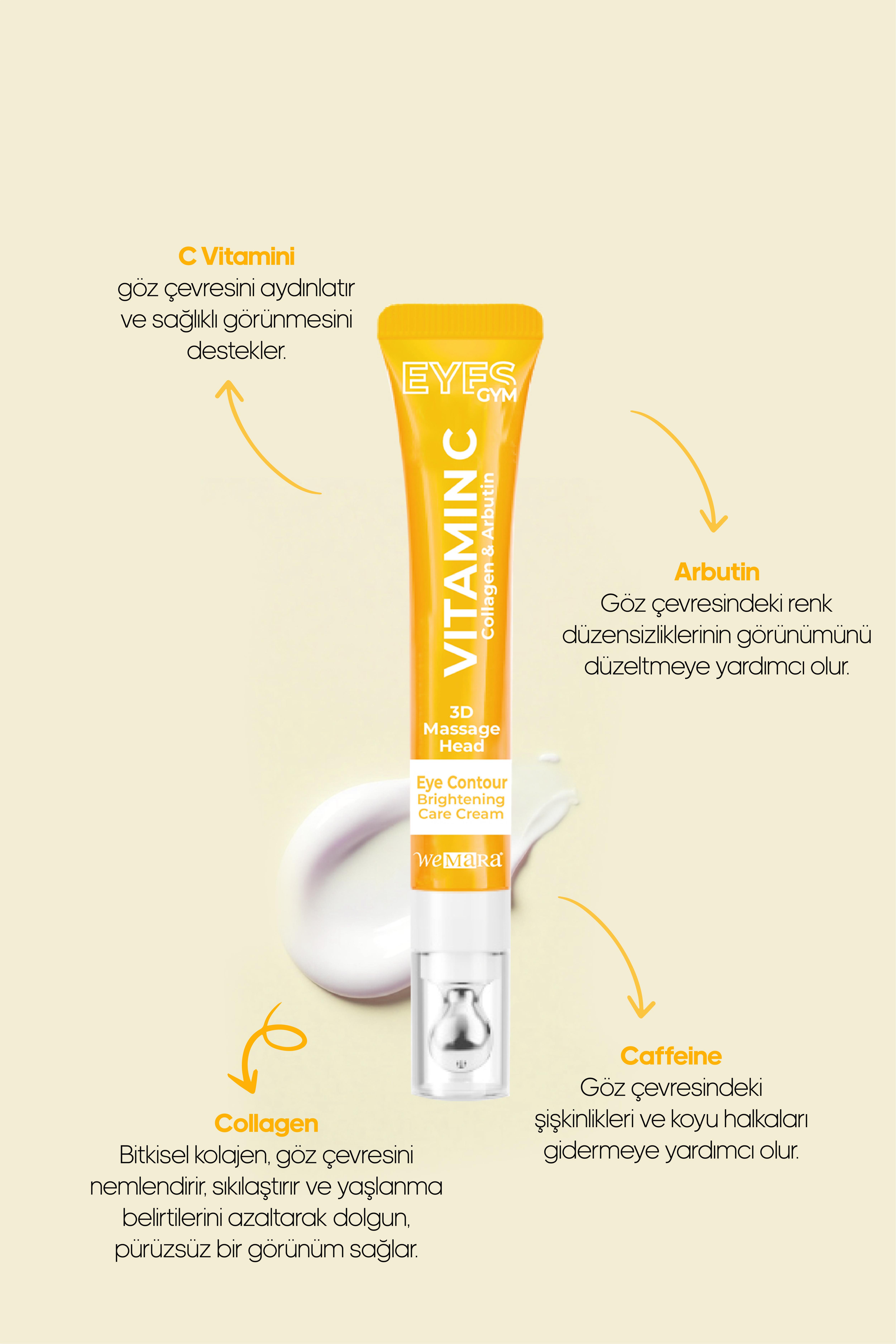 WEMARA VITAMIN C & BRIGHTENING (SARI) EYES GYM 18 ML