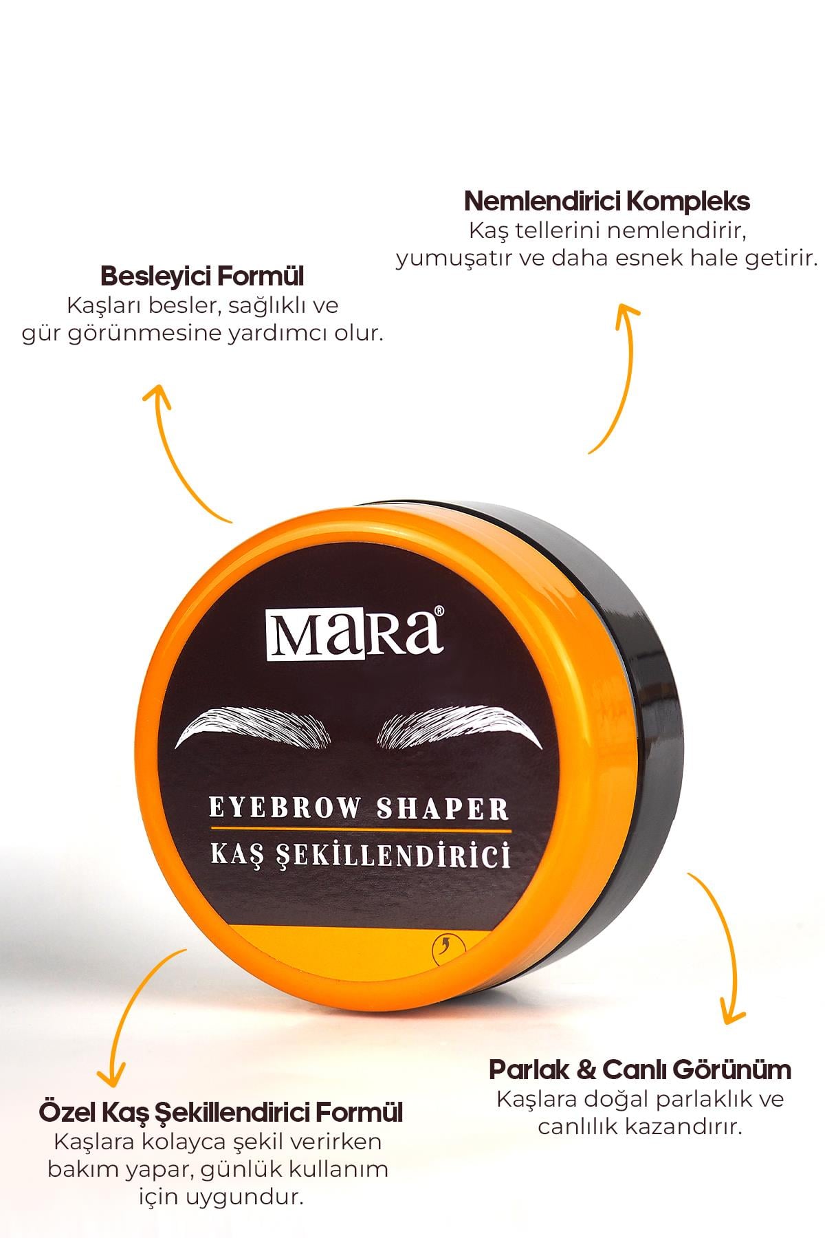 Mara Eyebrow Shaper Kaş Şekillendirici + Fırça 50ml
