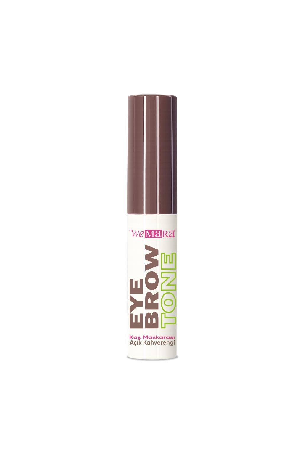 WEMARA EYEBROW MASCARA KULLU ACIK KAHVE 5 ML - KAS RENKLENDIRICI