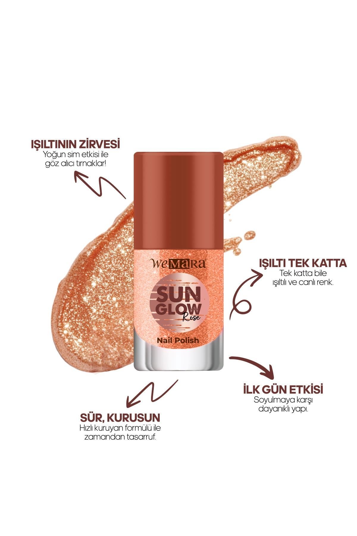 WEMARA SUN GLOW ROSE GOLD OJE 11 ML